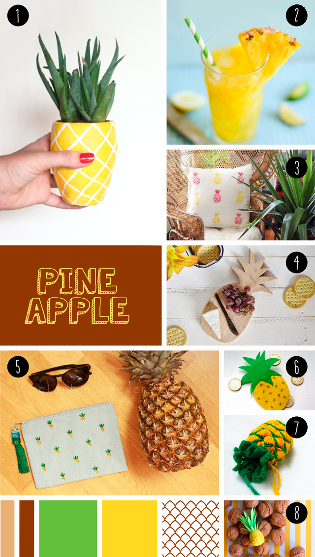 8 pineapple DIY seen at "I am a mess"