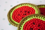 crochet coasters by "I am a Mess"
