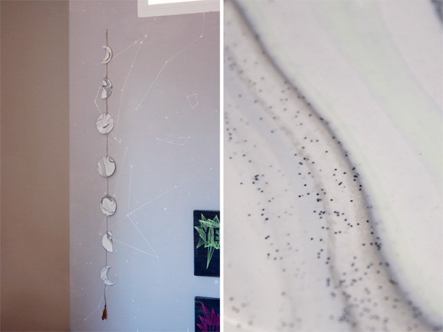 DIY moon hanging by "I am a Mess"